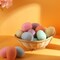 18 Pcs Felted Easter Eggs Decor, Wool Felt Easter Eggs, Pastel Eggs, Colorful Decorative Eggs for Spring Crafts Tree Hanging Ornaments Party Decor, 2.4 In Tall